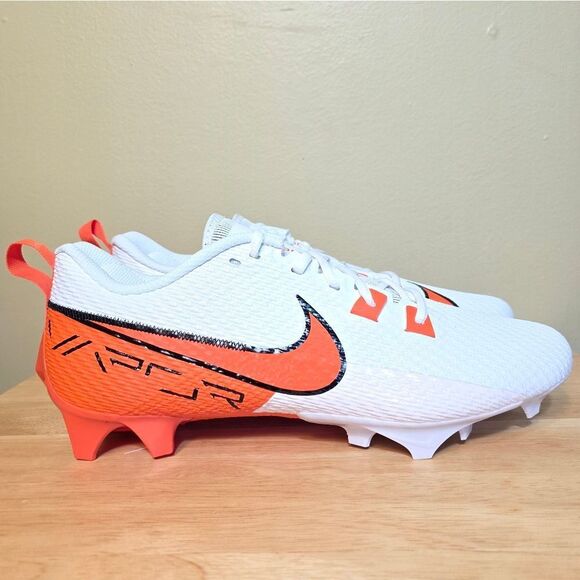Nike Vapor Edge Speed 2 360 Football Cleats White Orange FQ4045-100 Men's 11 - Picture 1 of 7